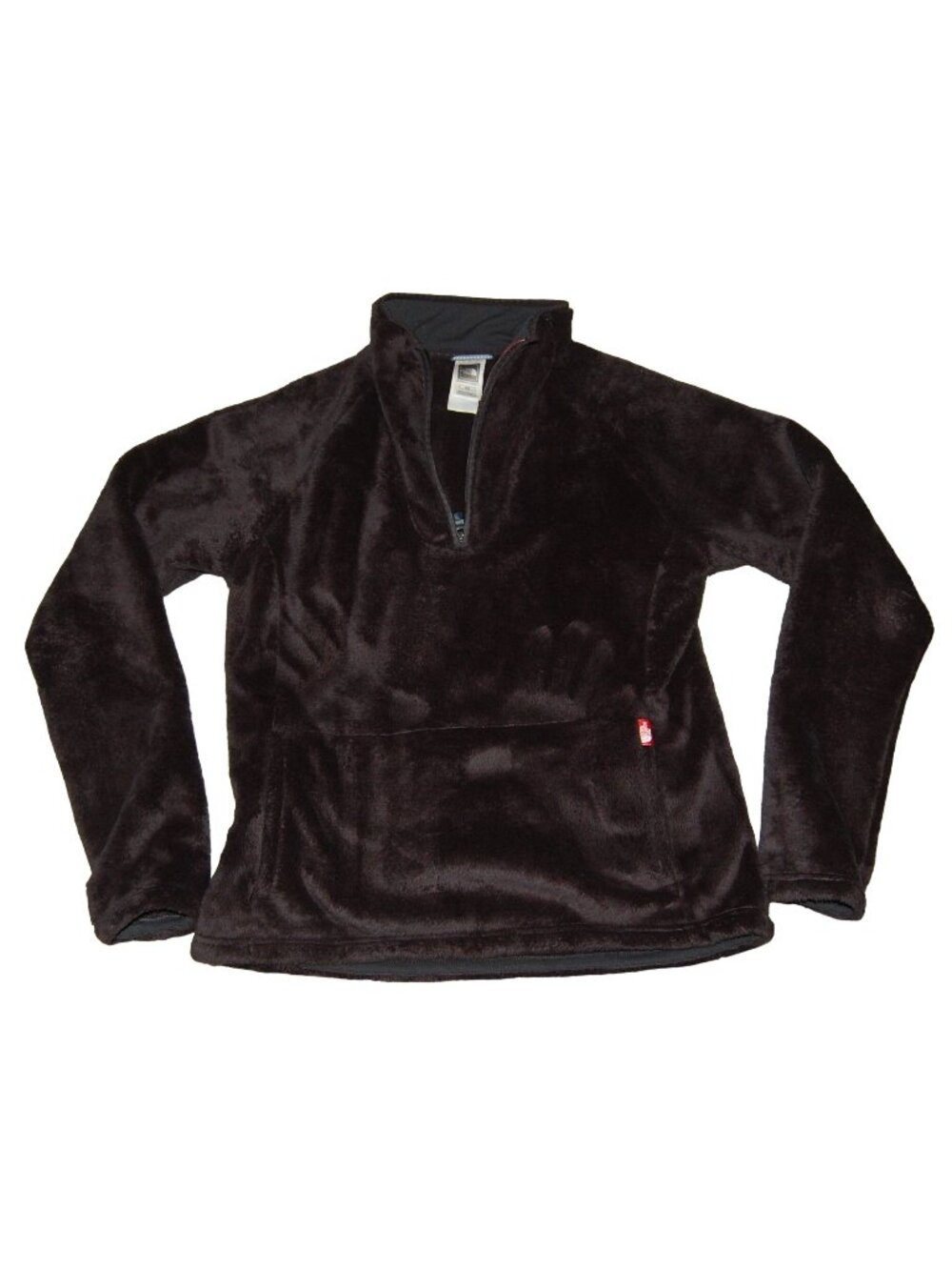 The North Face Mossbud Fleece 1/4 Zip Pullover Jacket ABXM Brown Women's Medium